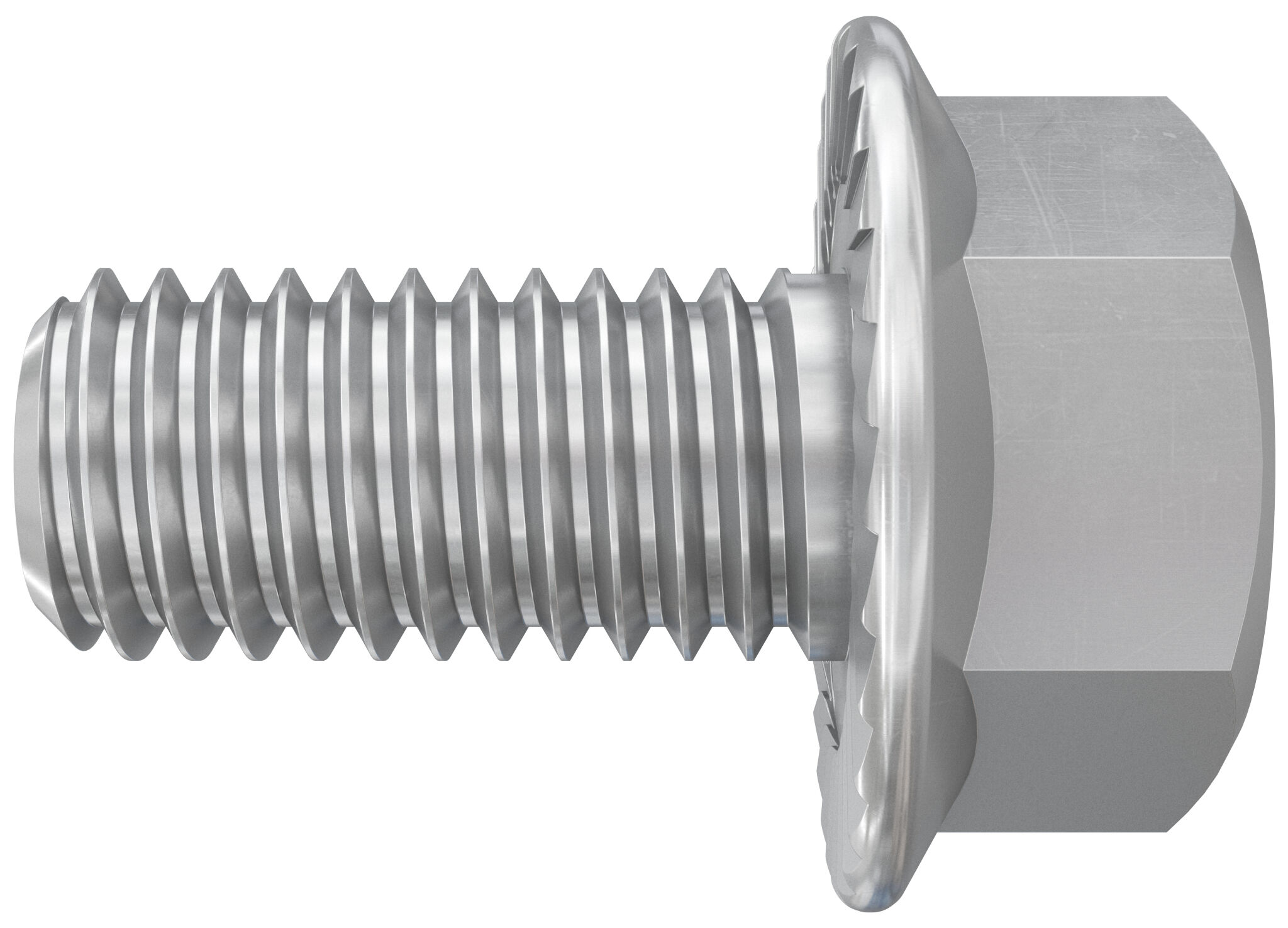 Product Picture: "fischer self-locking screw serrated SKS M8x16 A2, stainless steel A2"