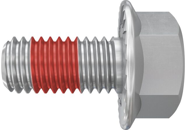 Produktbild: "fischer Sperrzahnschraube mit Klemmbeschichtung SKSK M8x16 A4, Edelstahl A4"