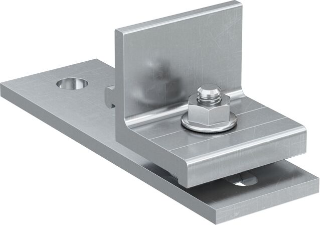 Product Picture: "Placă de conexiune plată fischer SSP 10 Speed din oțel inoxidabil A2"