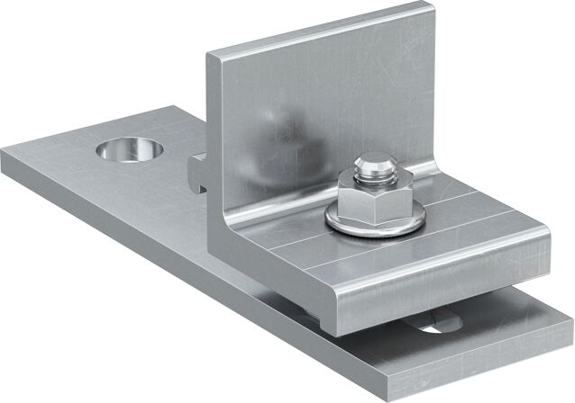 Product Picture: "Placă de conexiune plată fischer SSP 12 Speed din oțel inoxidabil A2"