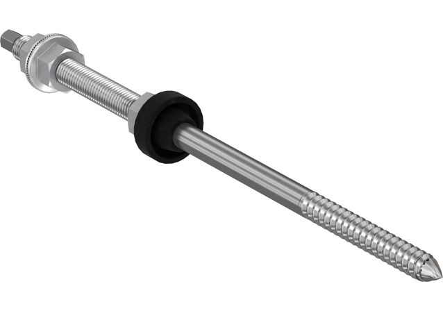 Product Picture: "fischer double-threaded screw STSR M10 x 250 mm A2 stainless steel A2"