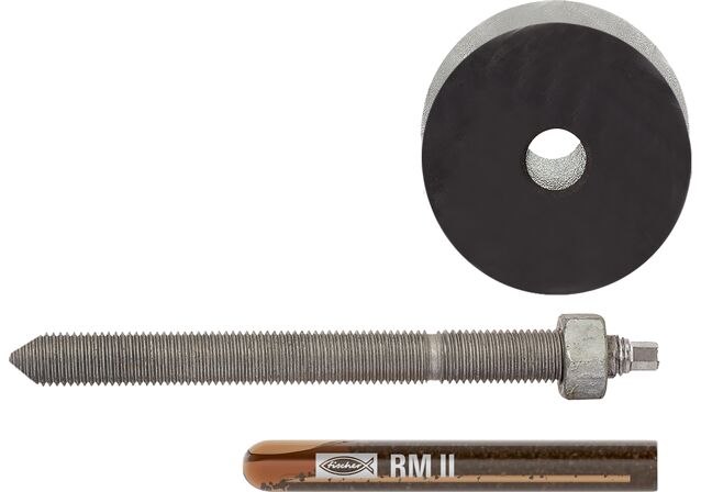 Produktbild: "fischer RM II Set R - 16x185 / 30 Stahlgüte 8.8 feuerverzinkt."