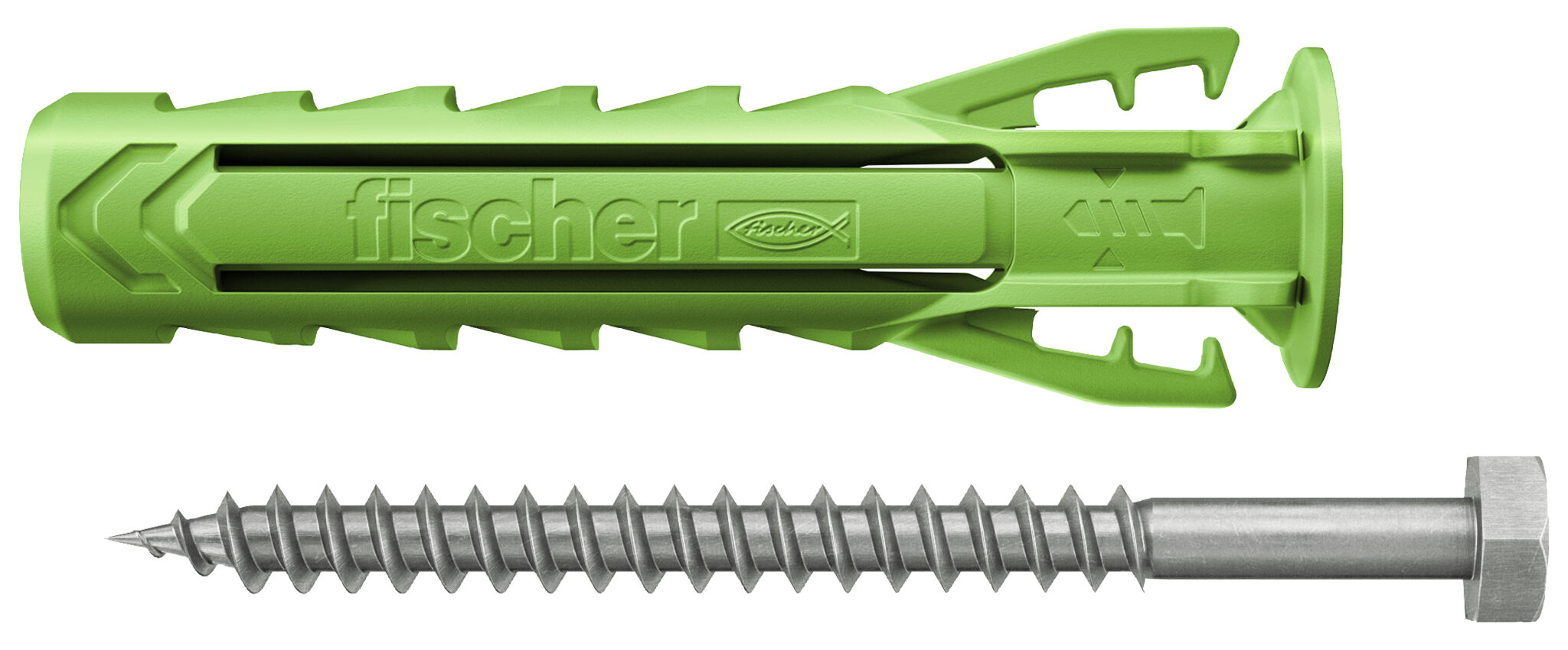 Produktbild: "fischer Spreizdübel SX Plus Green 10 x 50 S mit Edelstahlschraube A2"
