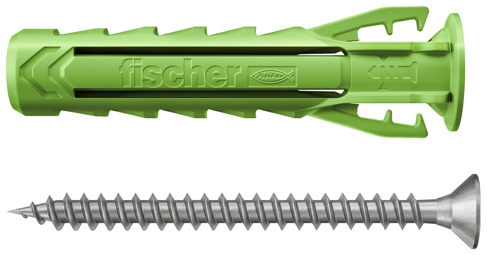 Produktbild: "fischer Spreizdübel SX Plus Green 5 x 25 S mit Edelstahlschraube A2"