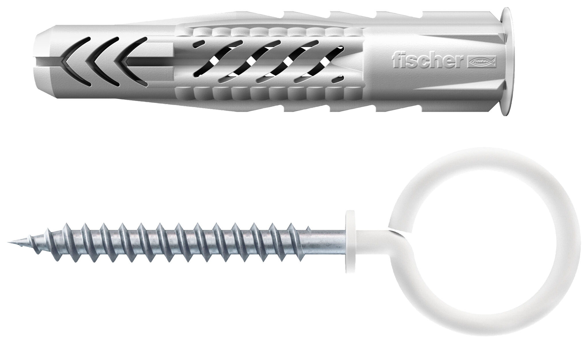 Produktbild: "fischer Universaldübel UX 8 x 50 OH mit Ösenhaken, nylonbeschichtet"