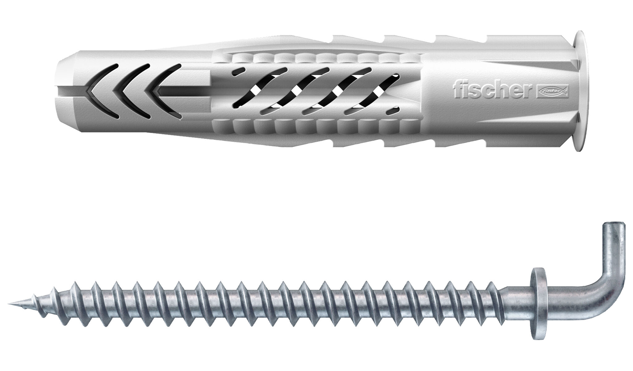 Product Picture: "피셔 범용 플러그 UX 8 x 50 WH 림(rim)과 앵글 훅"