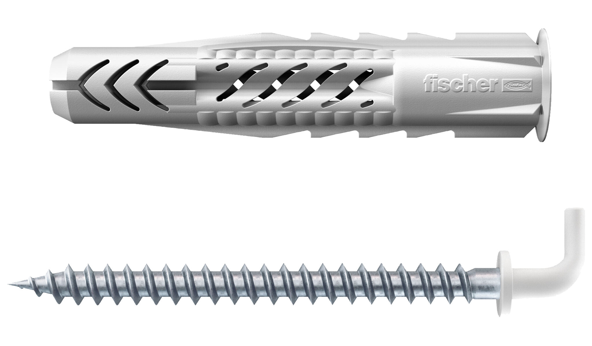 Product Picture: "피셔 범용 플러그 UX 8 x 50 WH N K 림(rim)과 백색 앵글 훅"