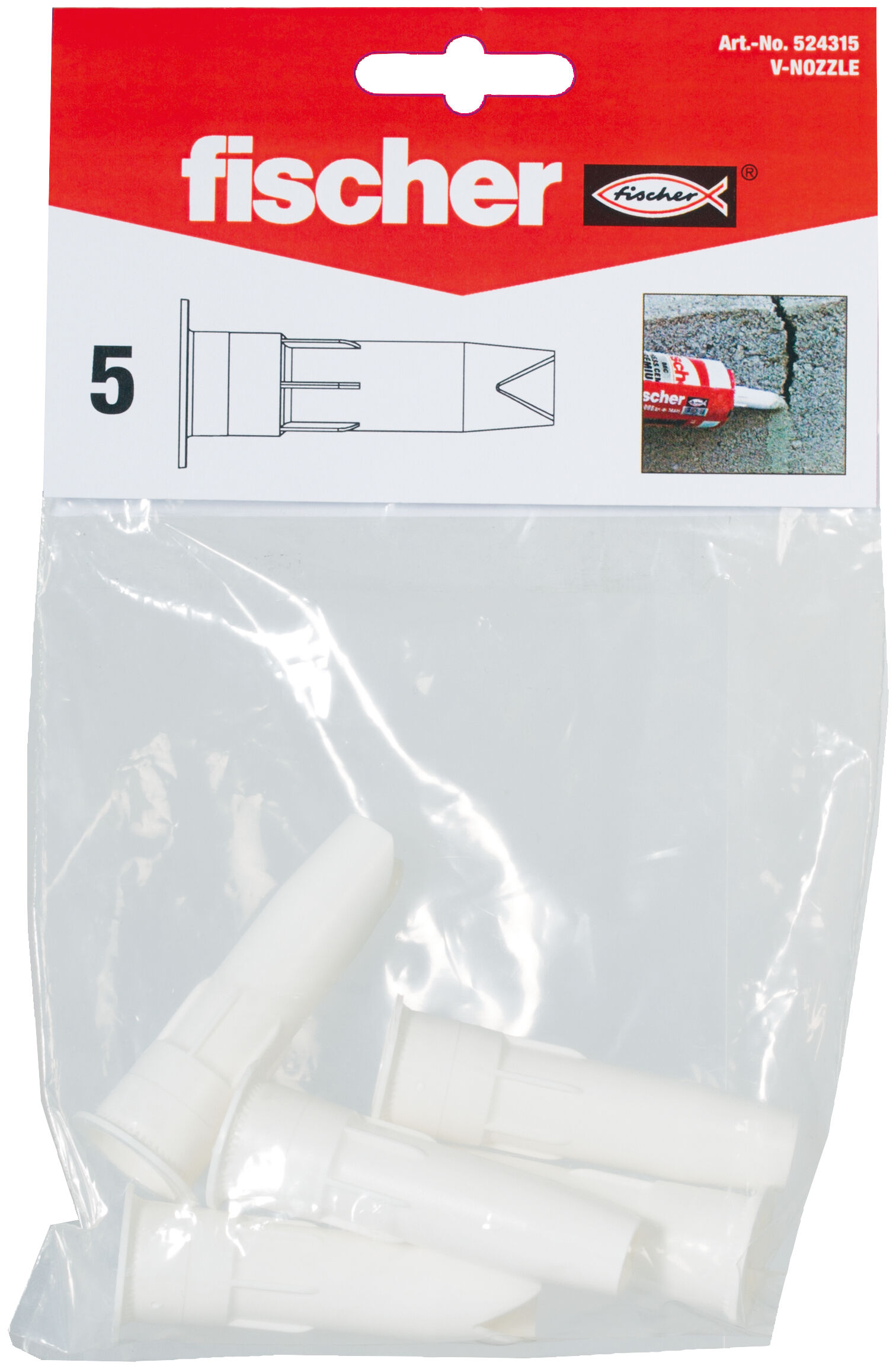 Product Picture: "fischer V-nozzle express cement"