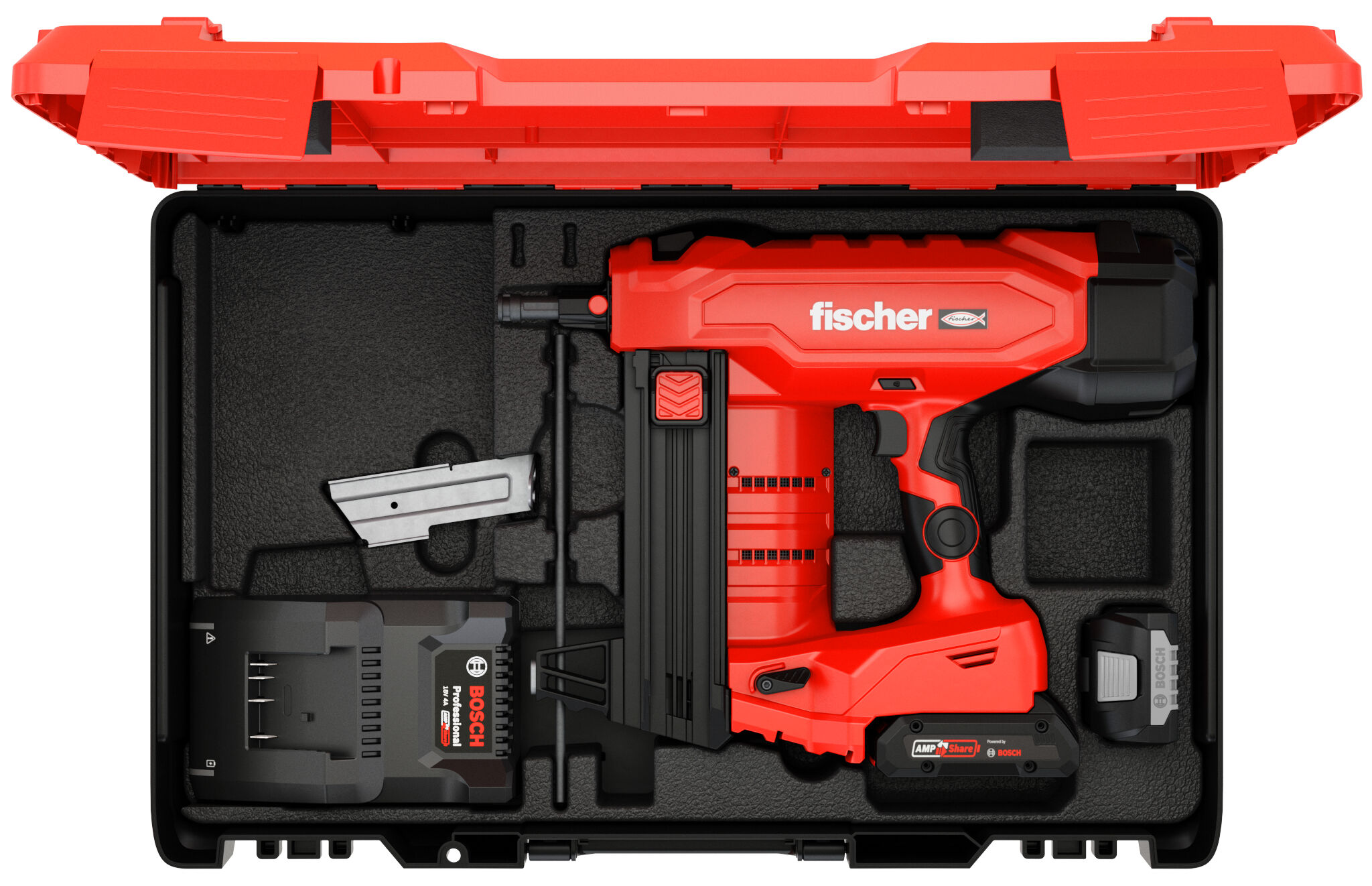 Produktbild: "fischer Batteriebetriebenes Setzgerät Set FXC 85 (EU, inkl. Batterie + Ladegerät)"