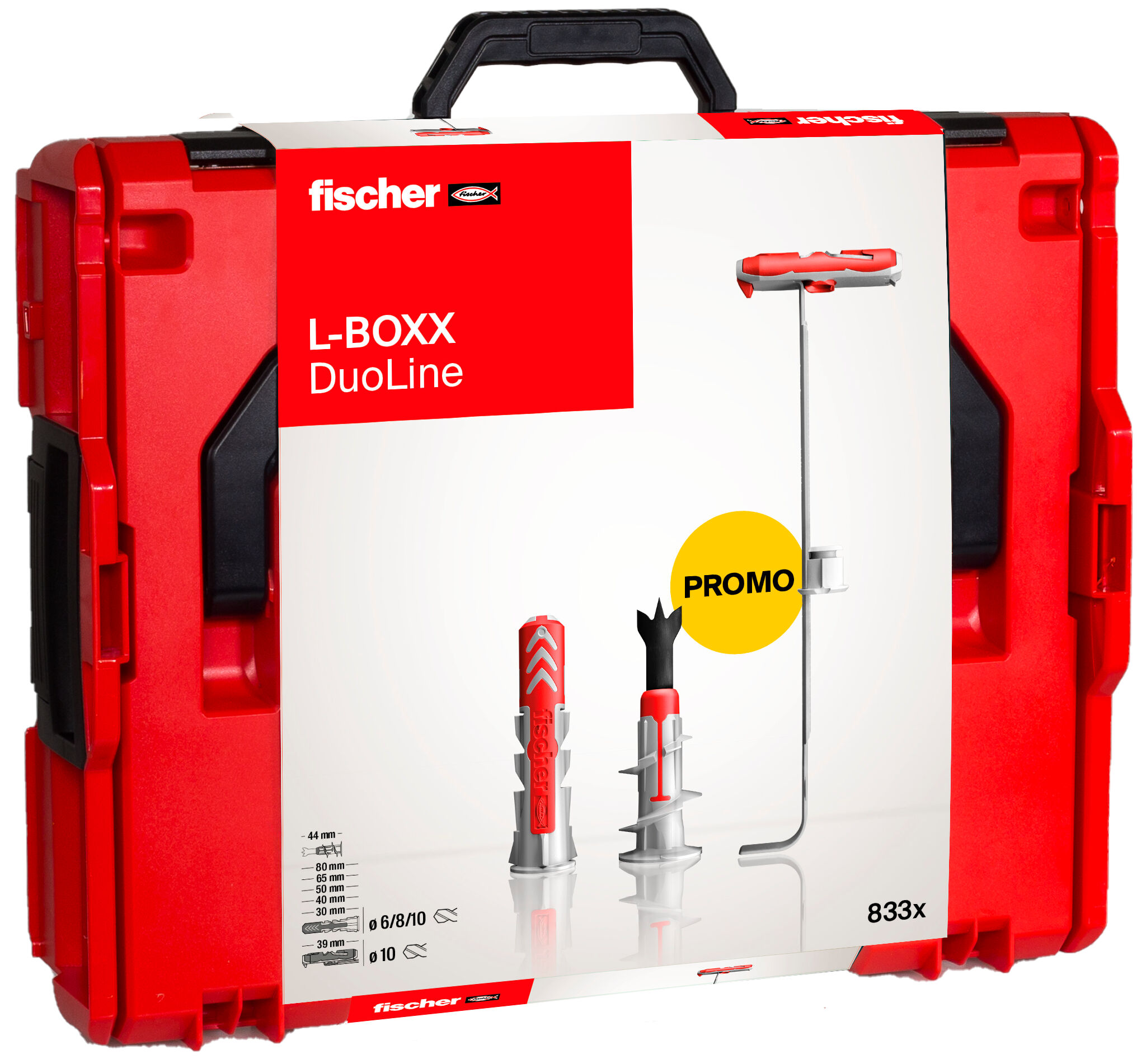 Verpackung: "fischer L-BOXX 102 DuoLine"