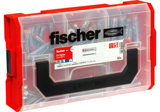 Produktbild: "FixTainer mit Hohlraumdübel DuoHM, Panhead-Schraube, TX-Antrieb"