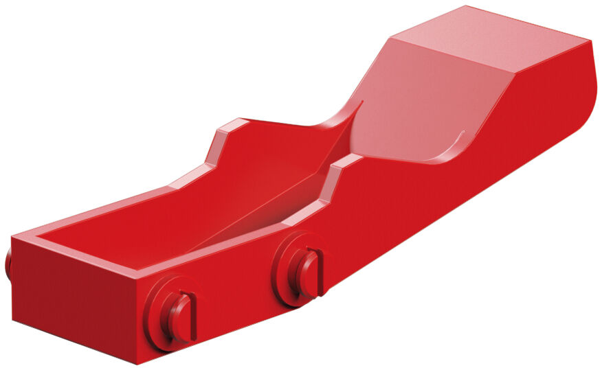 Gripper part, red