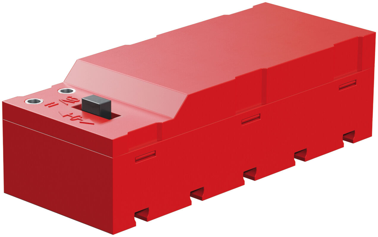 Batteriehalter (9V Block), rot