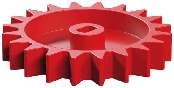 Clip chain wheel T20, red