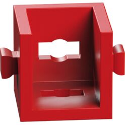 Angle girder 15 with 2 pins, red