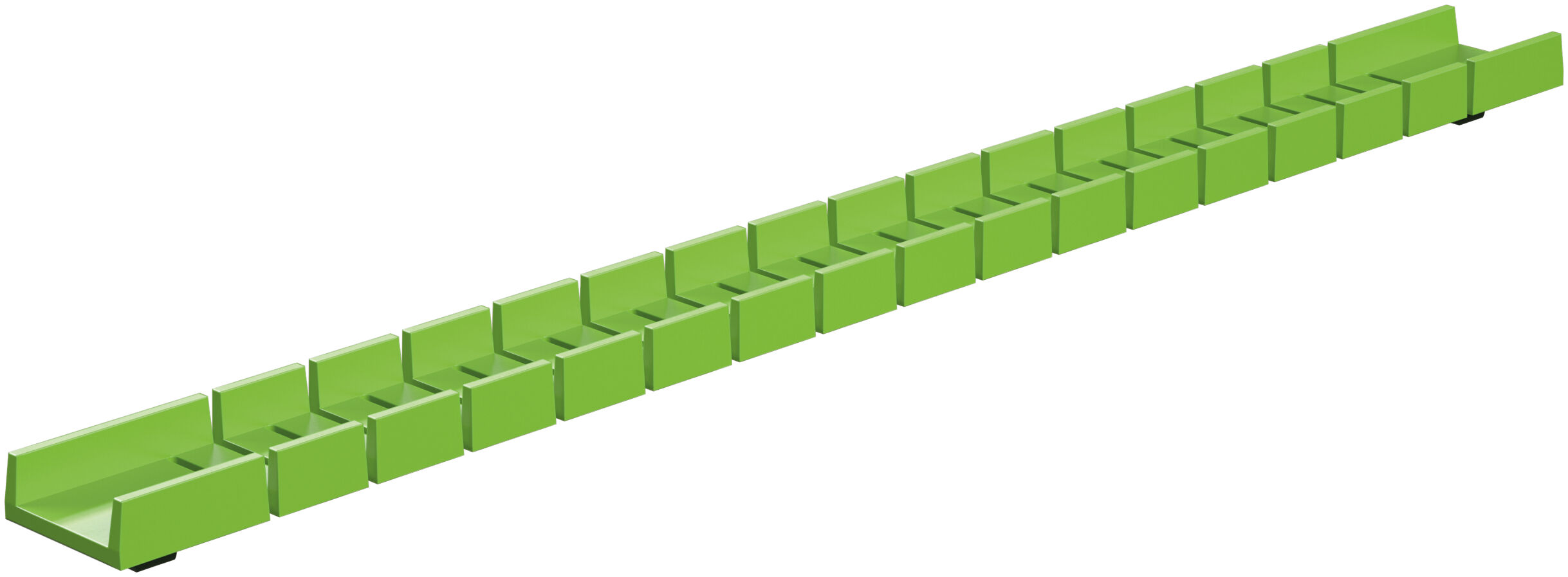 null: "Flexible rail profile 180, green"