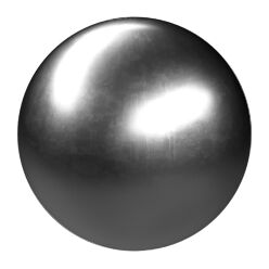Steel ball, silver