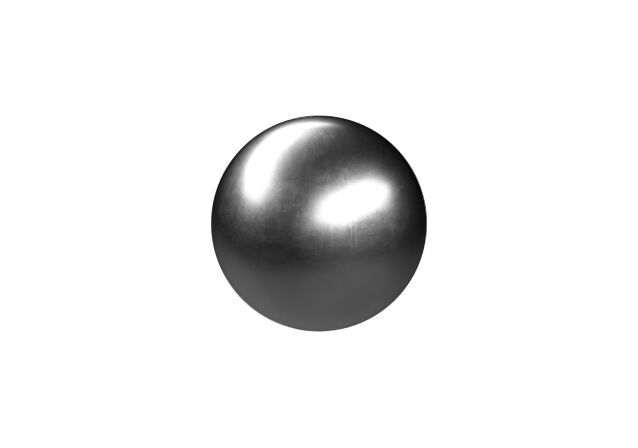Product Picture: "Esfera metálica, plateado"