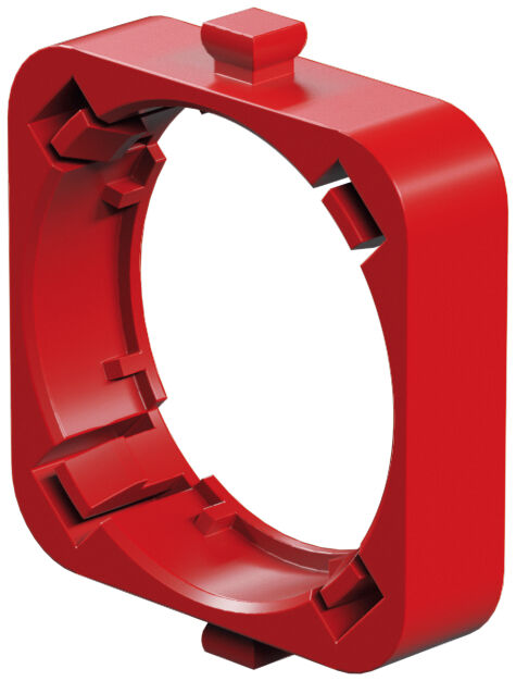 Product Picture: "Soporte para lente plano-convexo, rojo"