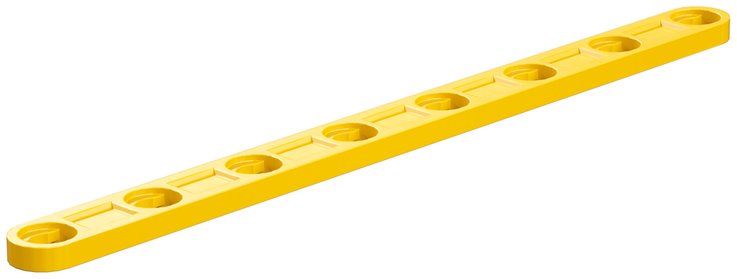 Produktbild: "I-Strebe mit Loch 105, gelb"