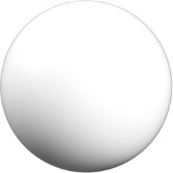 Esfera de poliestireno D20, blanco