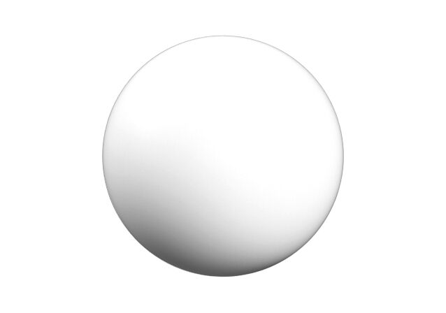 null: "Styrofoam ball D20, white"