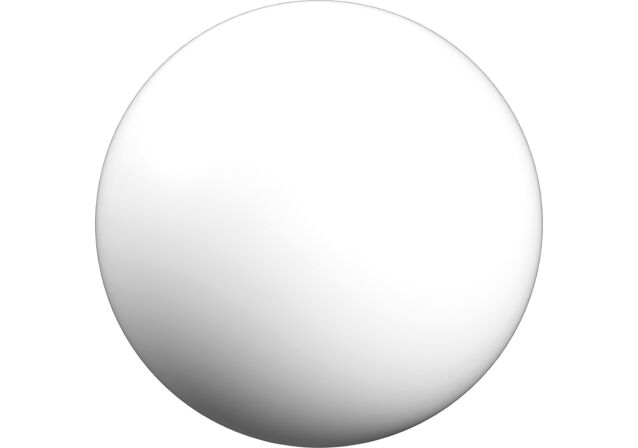 null: "Styrofoam ball D50, white"