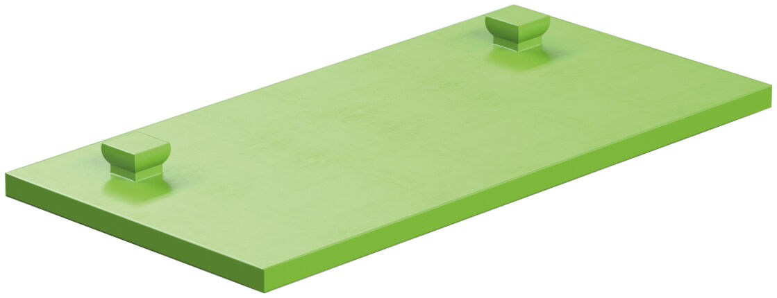 Mounting plate 30x60, green