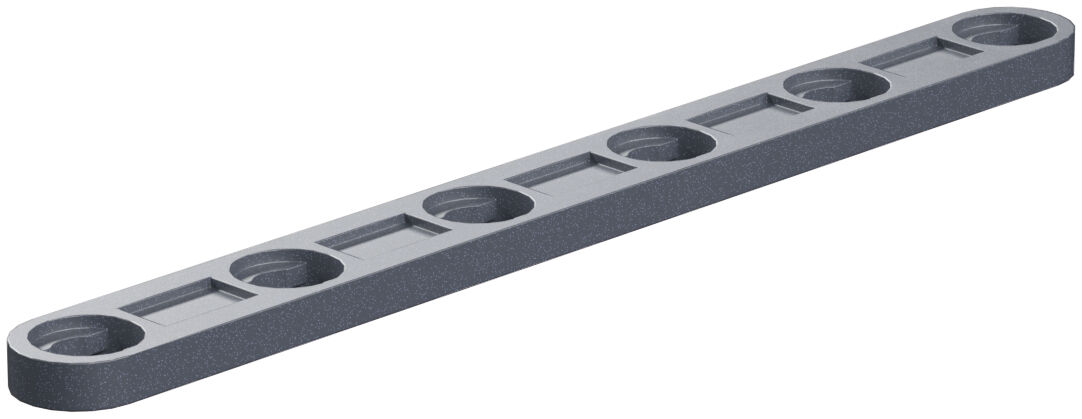 Product Picture: "Riostra con perforaciones 75, plateado"