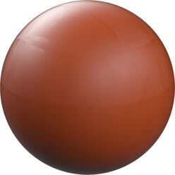 Table Tennis Ball D=38, orange