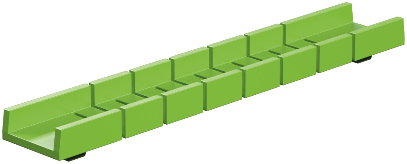 null: "Flexible rail profile 90, green"