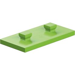 Mounting plate 15x30, green