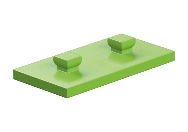 null: "Mounting plate 15x30, green"