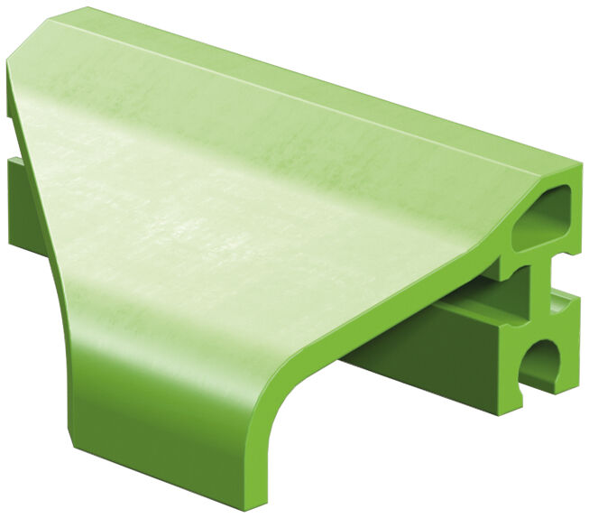 Left side panel, green