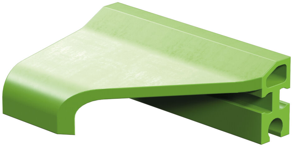 Right side panel, green