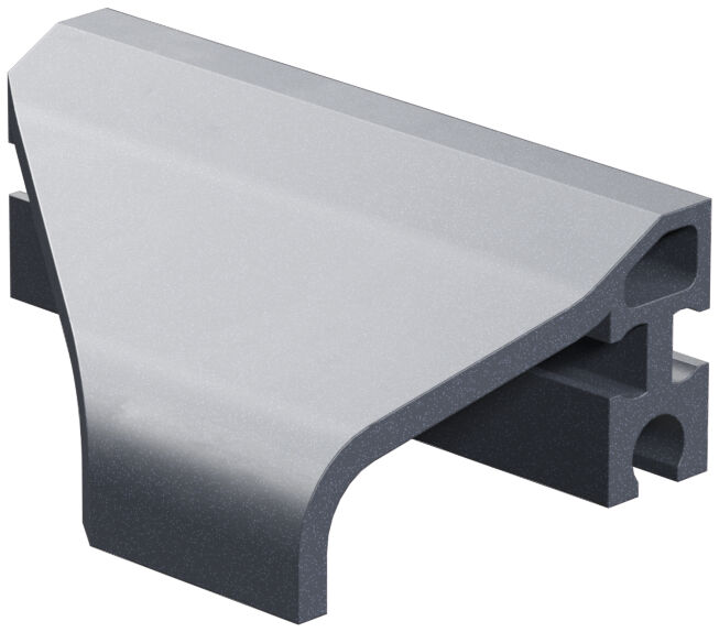 Left side panel, silver