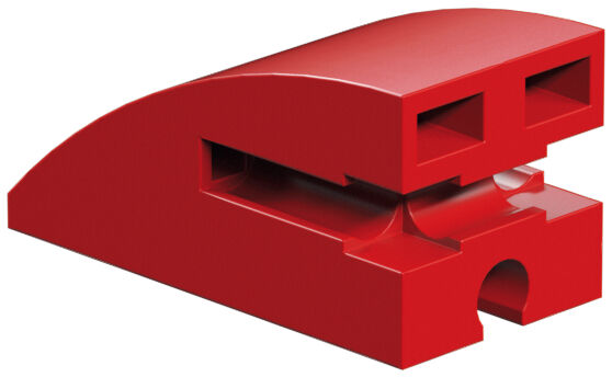 Round building block 15x30, red