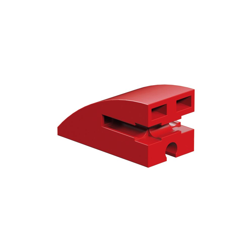 Round building block 15x30, red