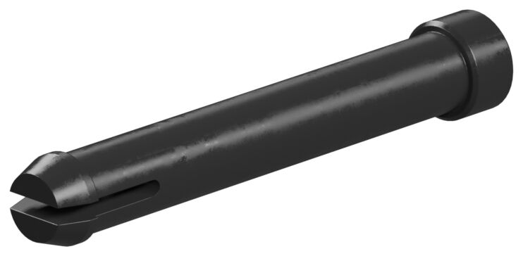 Wheel axle, 28,8, black