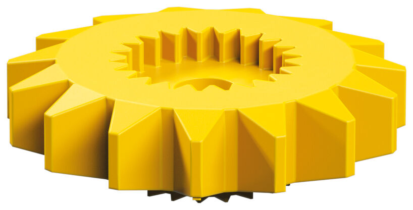 Gear wheel Z15, yellow