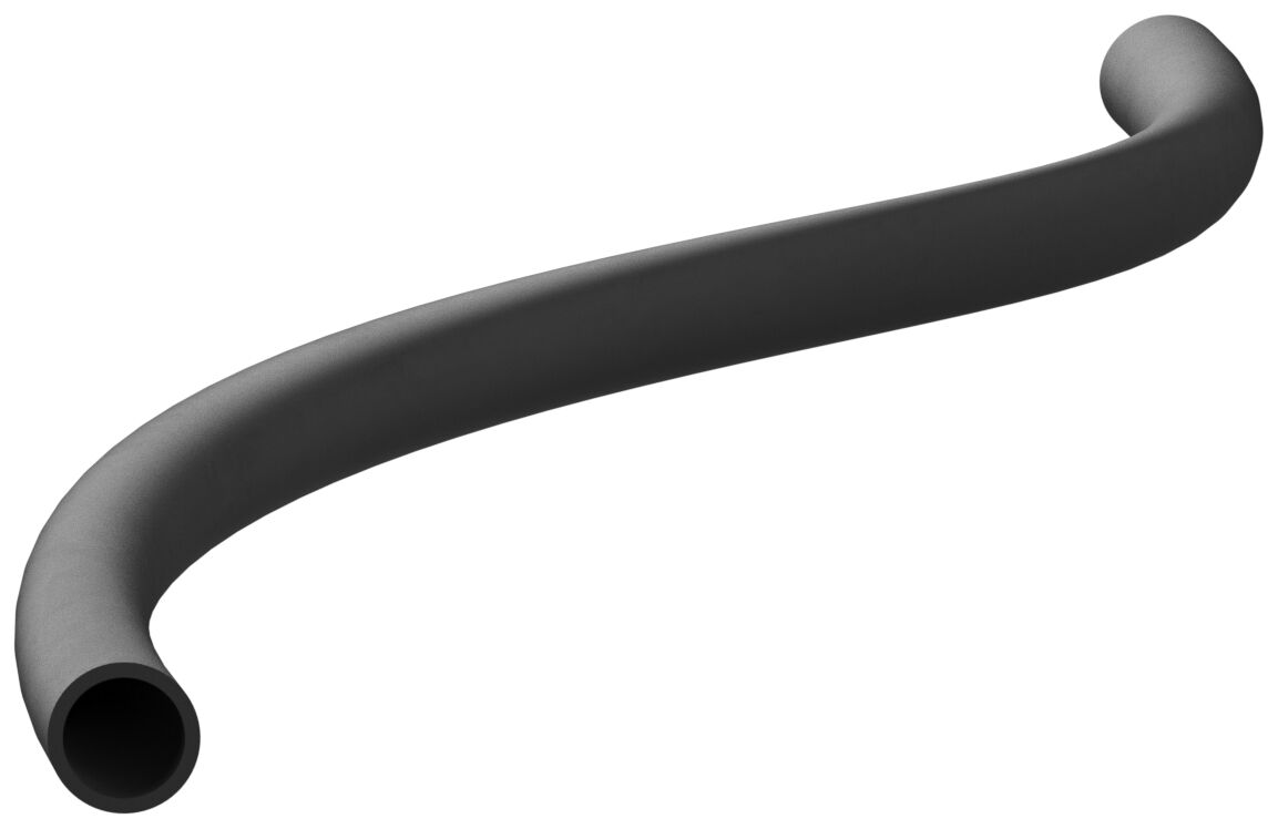 Manguera de silicona, negra