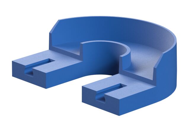 Product Picture: "Curva de 180°, azul"