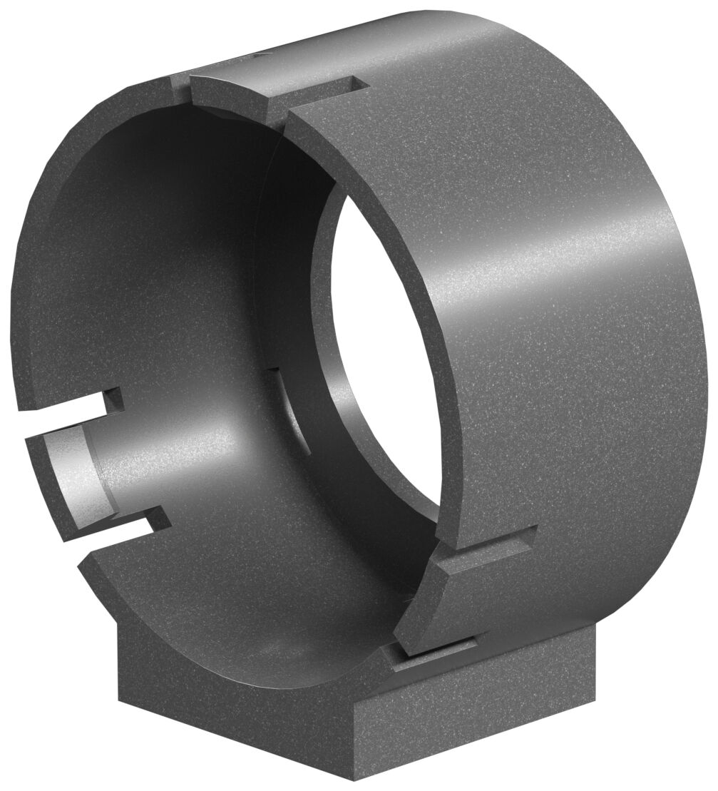 Produktbild: "Halter Flexschlauch, silber"