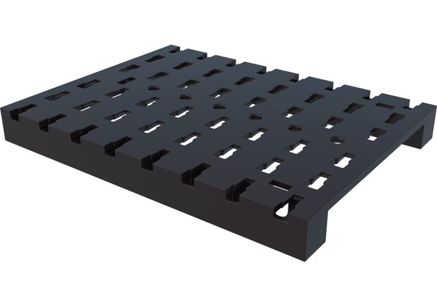 Product Picture: "Base plate 120x90 black"