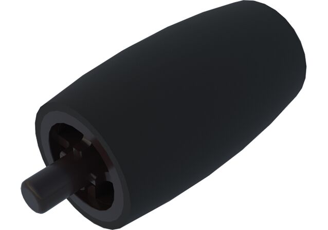 Product Picture: "Omniwheel roller, black"