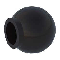Omniwheel bearing ball, black