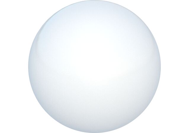 Product Picture: "Plastic hollow ball D19mm white"