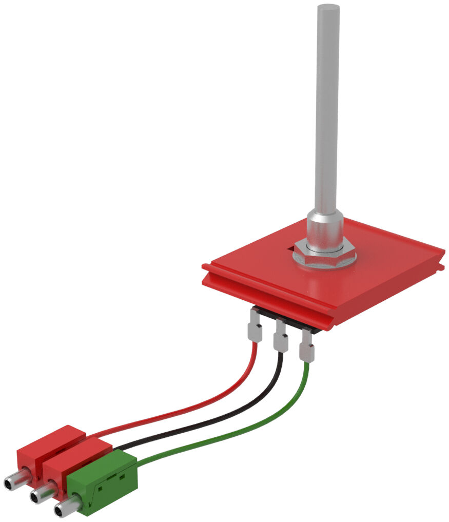 Potentiometer 10kOhm montiert