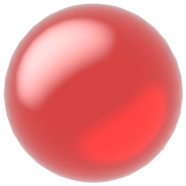 null: "Glass ball D12 mm, red"