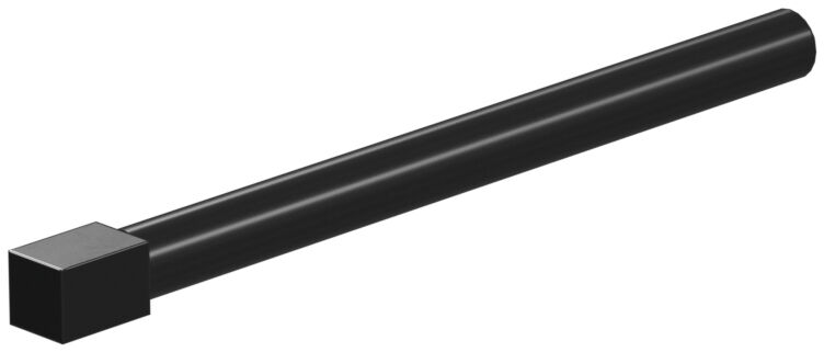 Axle 55 with square, black